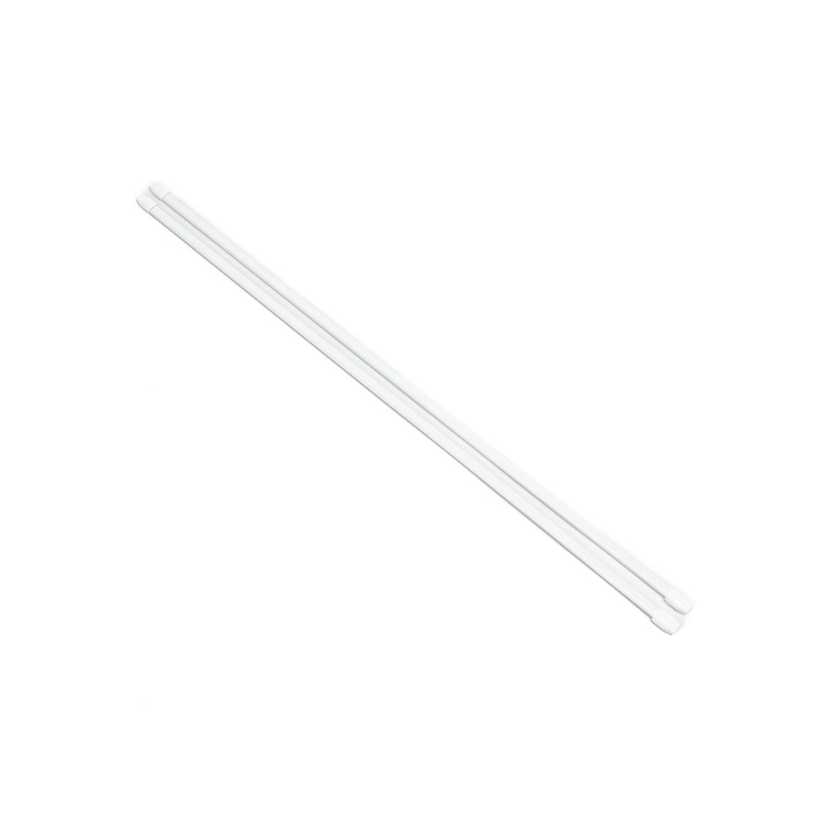 Varão extensível oval branco 40-60cm