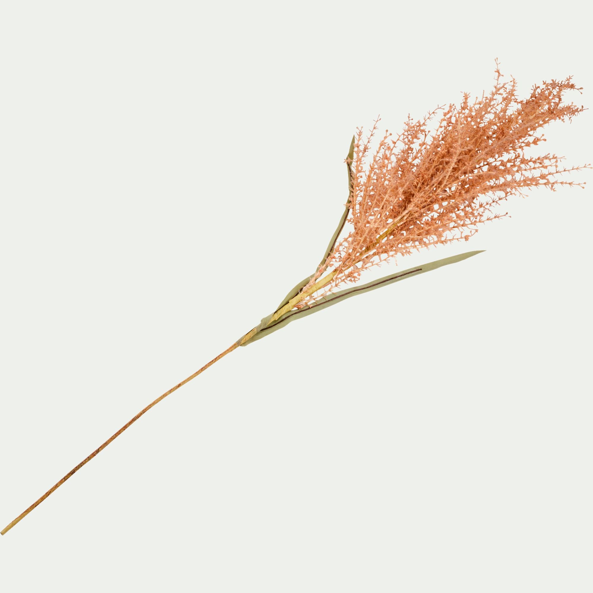 LIERI - Branchage de Noël artificiel de pampa H114cm - marron