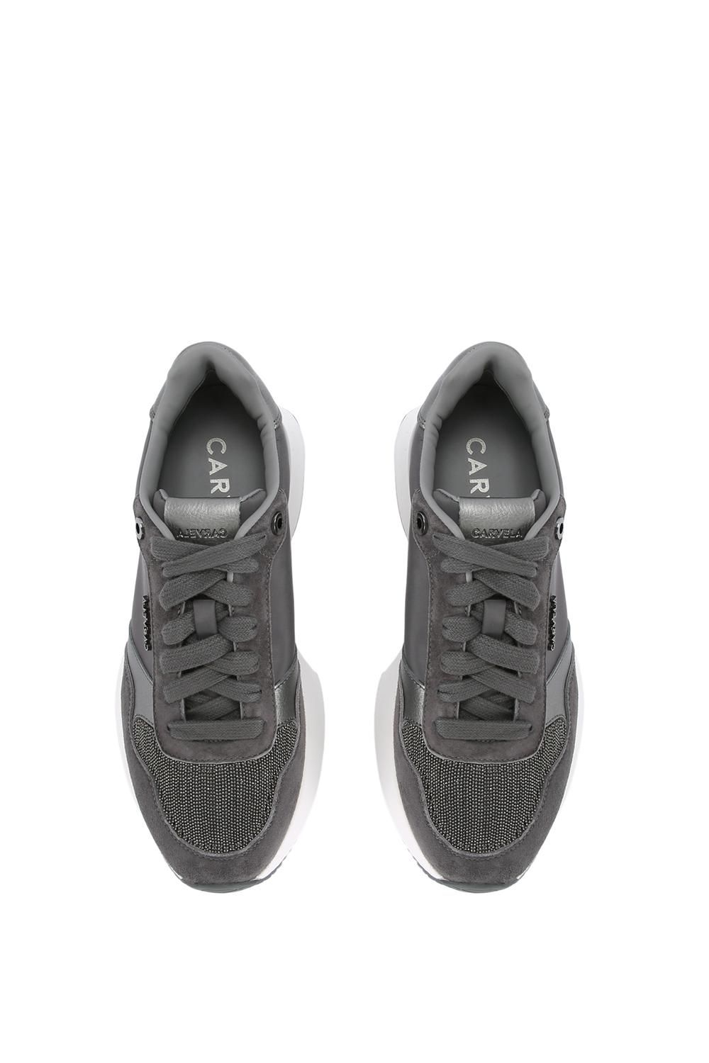 Carvela Flare Embelished' Suede Trainers