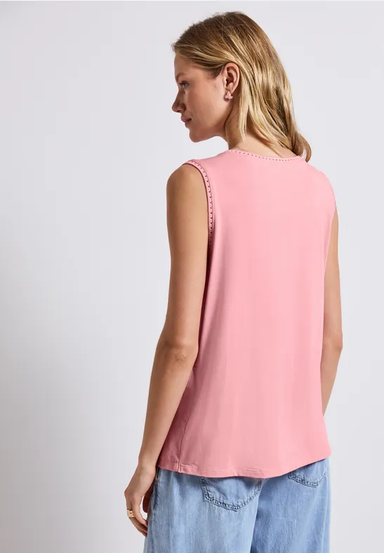 Materialmix Top mit Tape