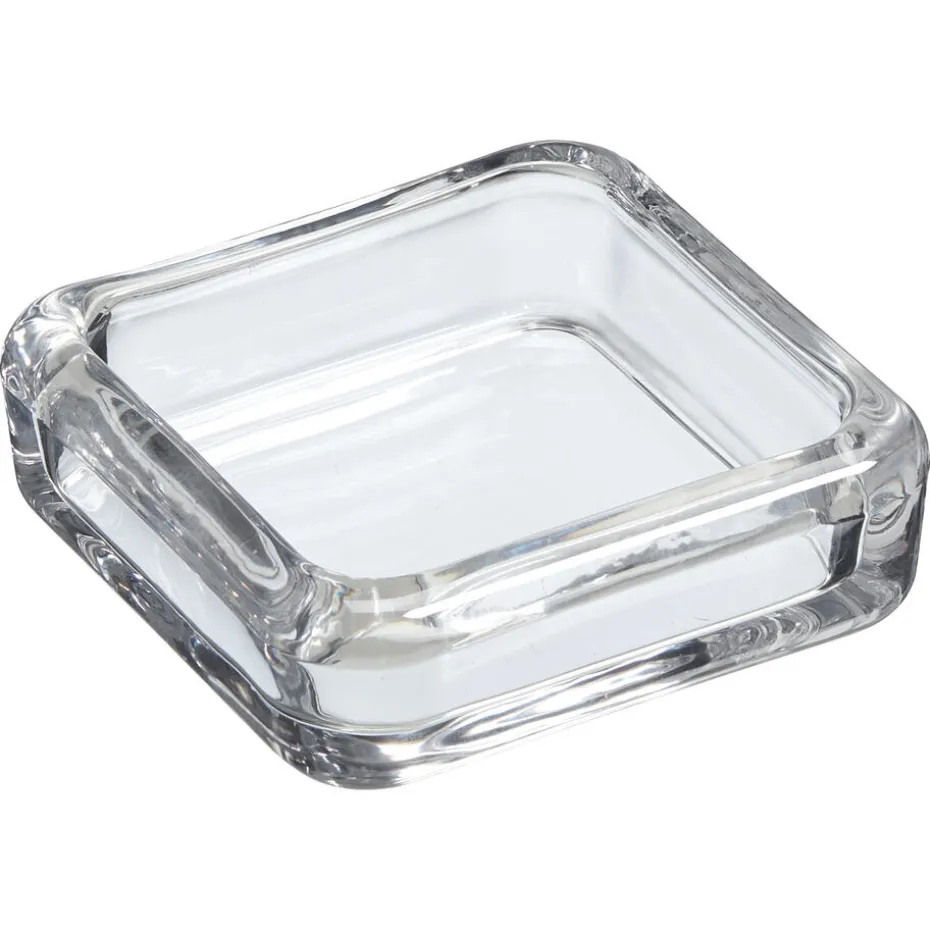 Kwantum Kaarsenplateaus | Kaarsenplateaus | Glazen Plateau Lizzy Transparant Transpar.