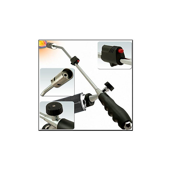 Desherbeur thermique piezo Chalumeau gaz pour cartouche gaz UN2037 encliquetable Brule herbes