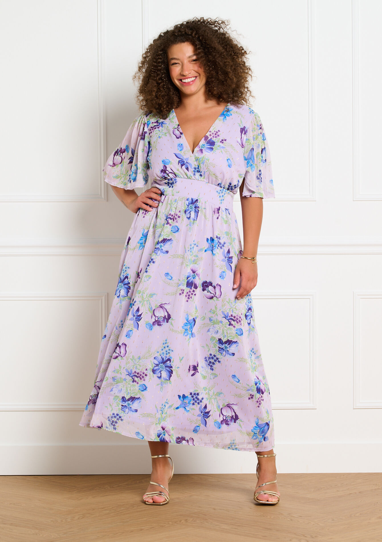 Maxi-jurk met bloemen