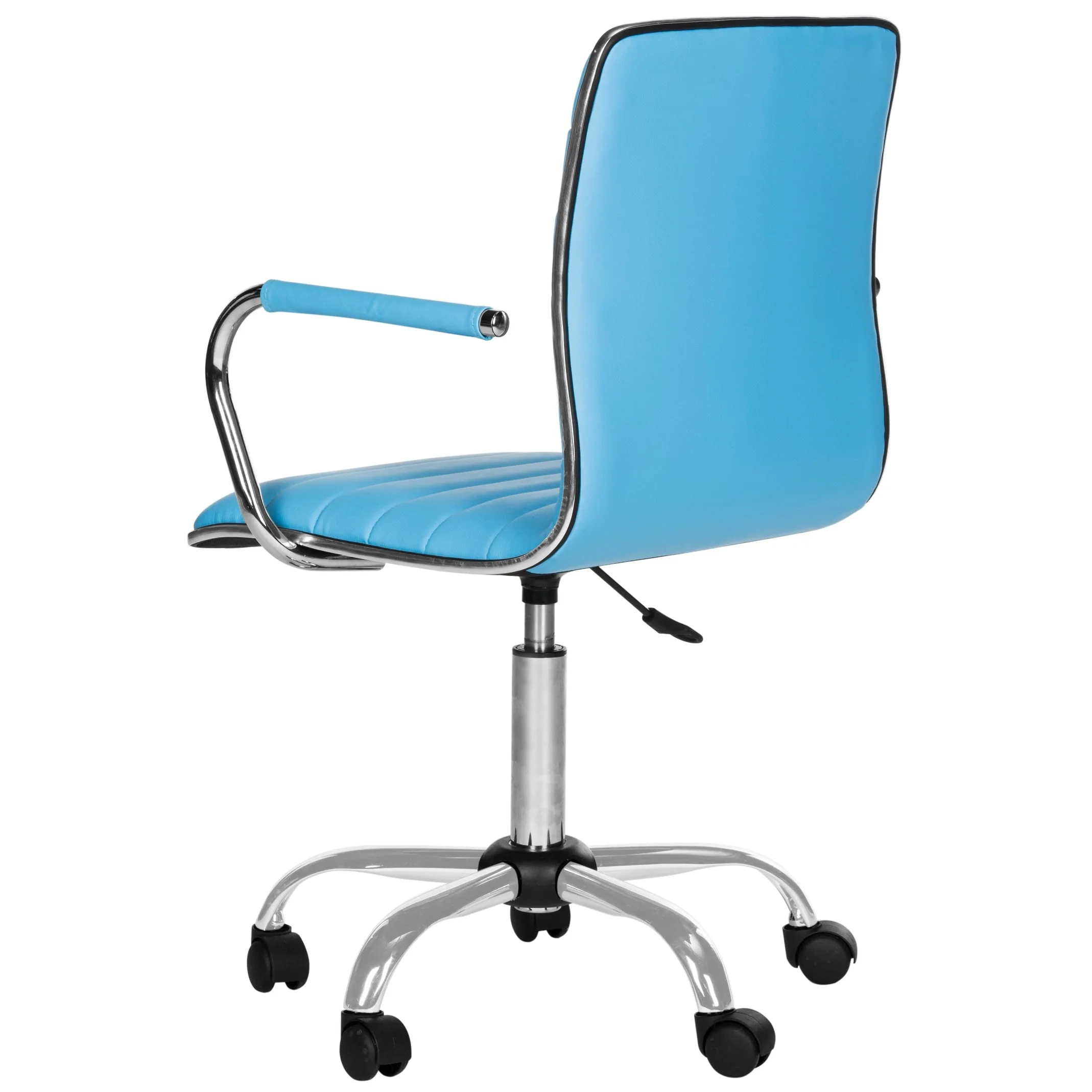 Safavieh Jonika Contemporary Adjustable Blue Desk Chair - 22W x 23D x 40H