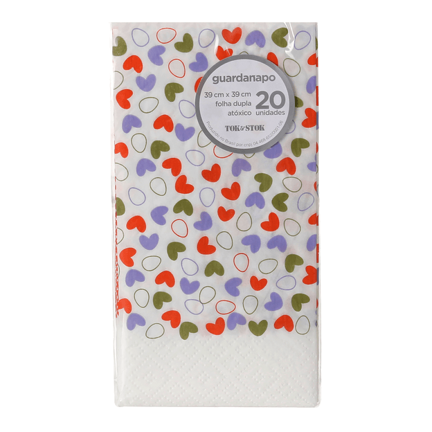 GUARDANAPO PACOTE COM 20 PEÇAS 39 CM X 39 CM PÁSCOAMOR
