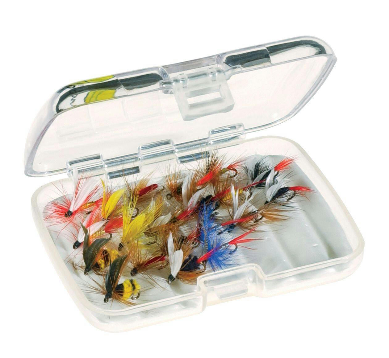 Plano Foam Lined Fly Box, Assorted Sizes, Clear