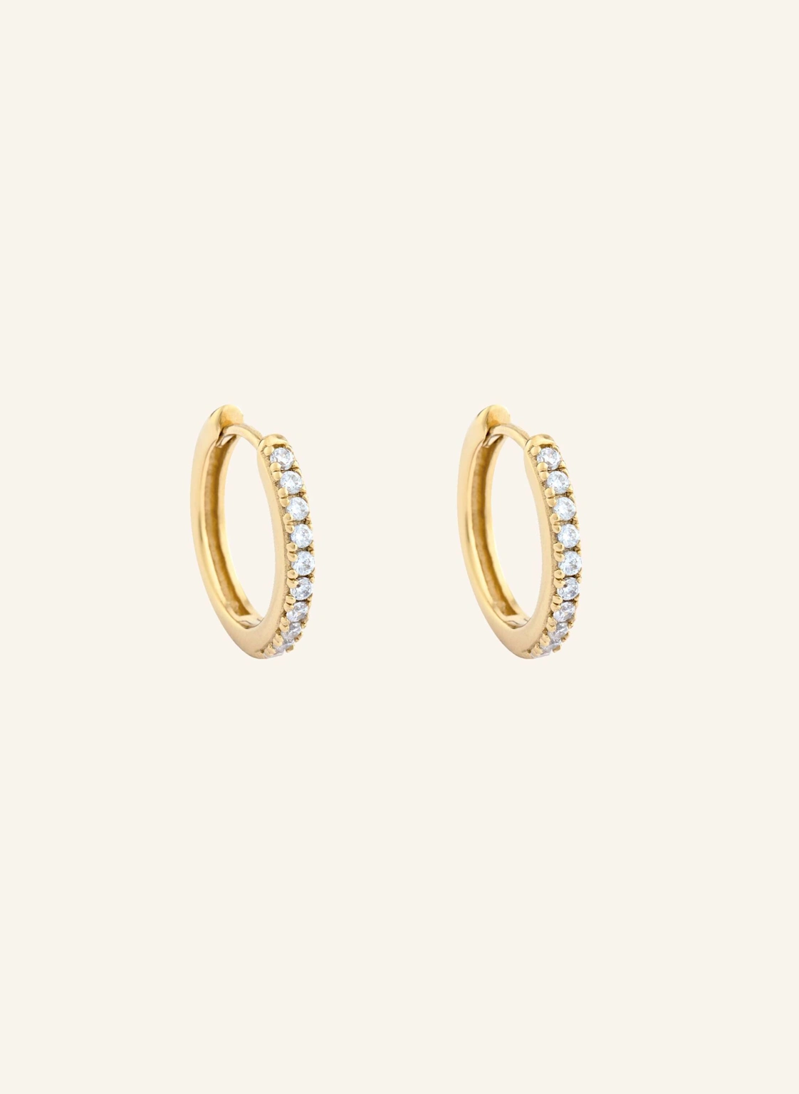 Pompidou Creolen LILLIAN TINY PAVé by GLAMBOU