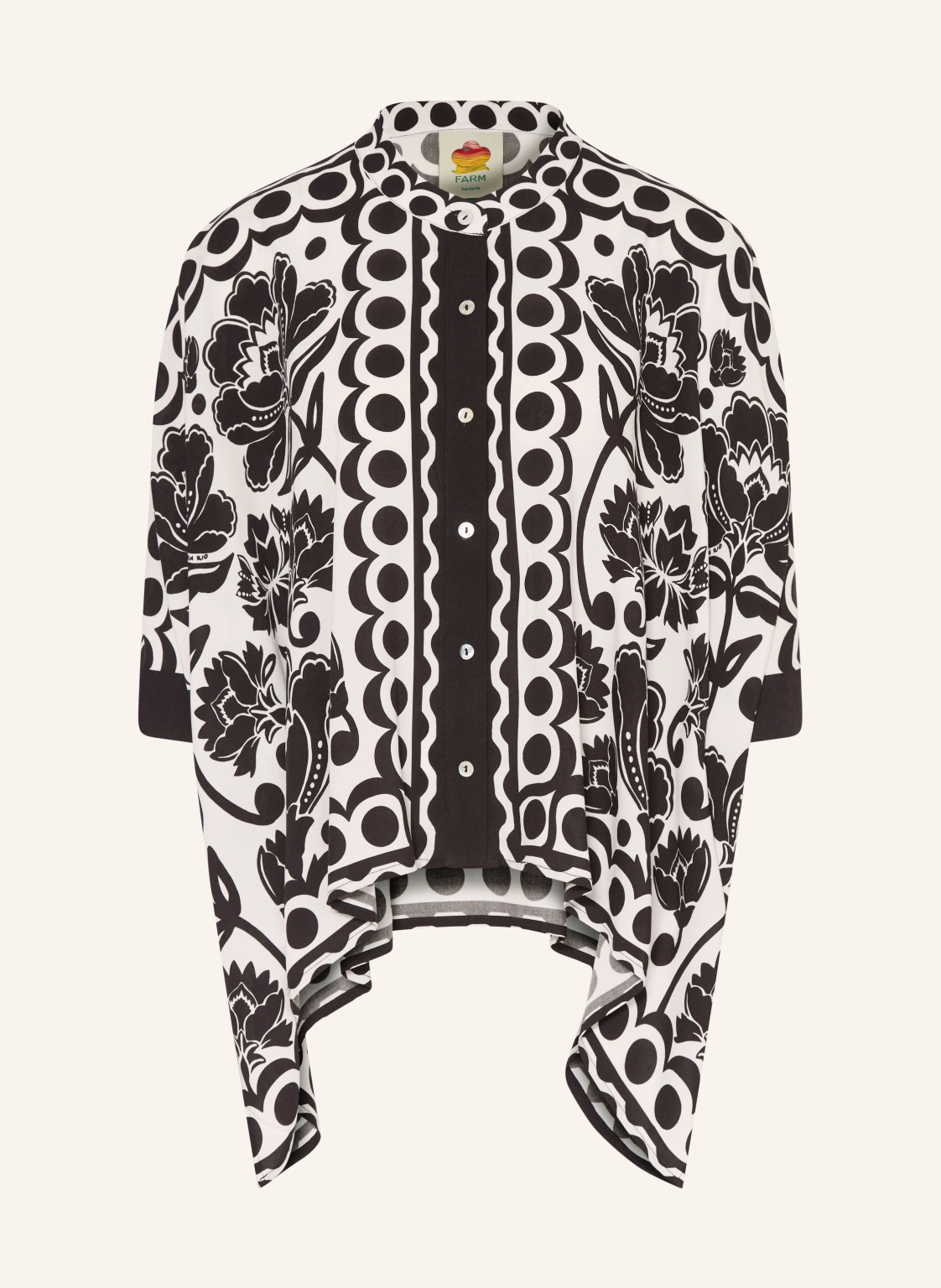 FARM RIO Bluse FLORAL ARABESQUE