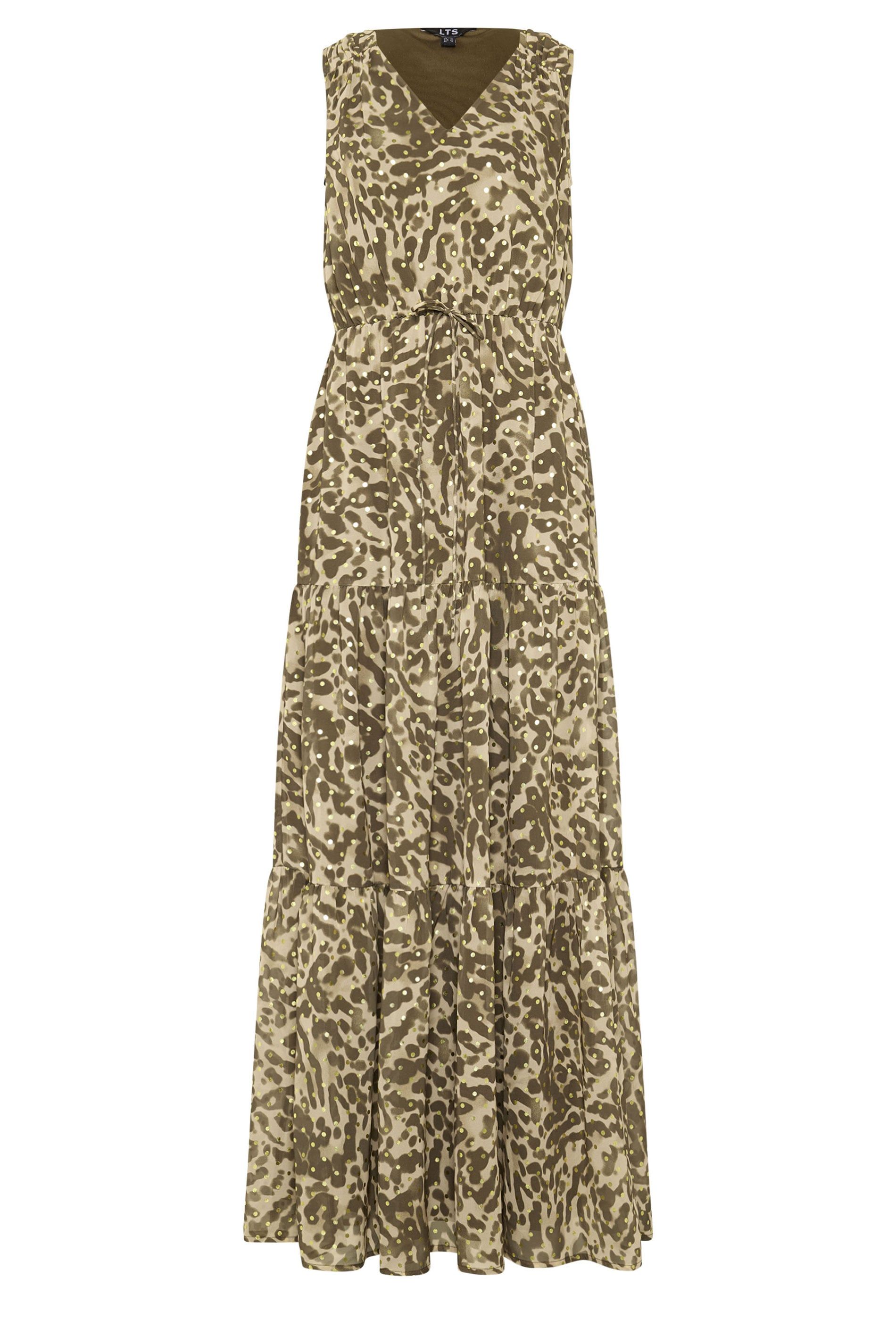 Long Tall Sally Tall Abstract Tie Waist Maxi Dress