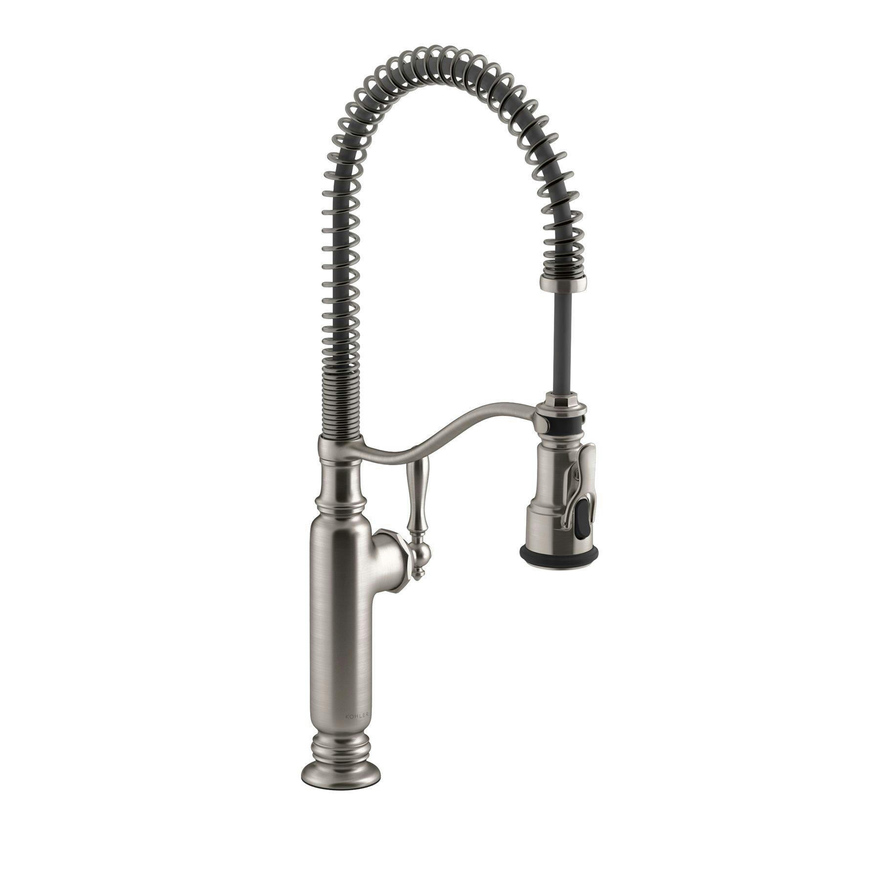 Kohler Tournant Semi-Pro Kitchen Faucet, Vibrant Stainless