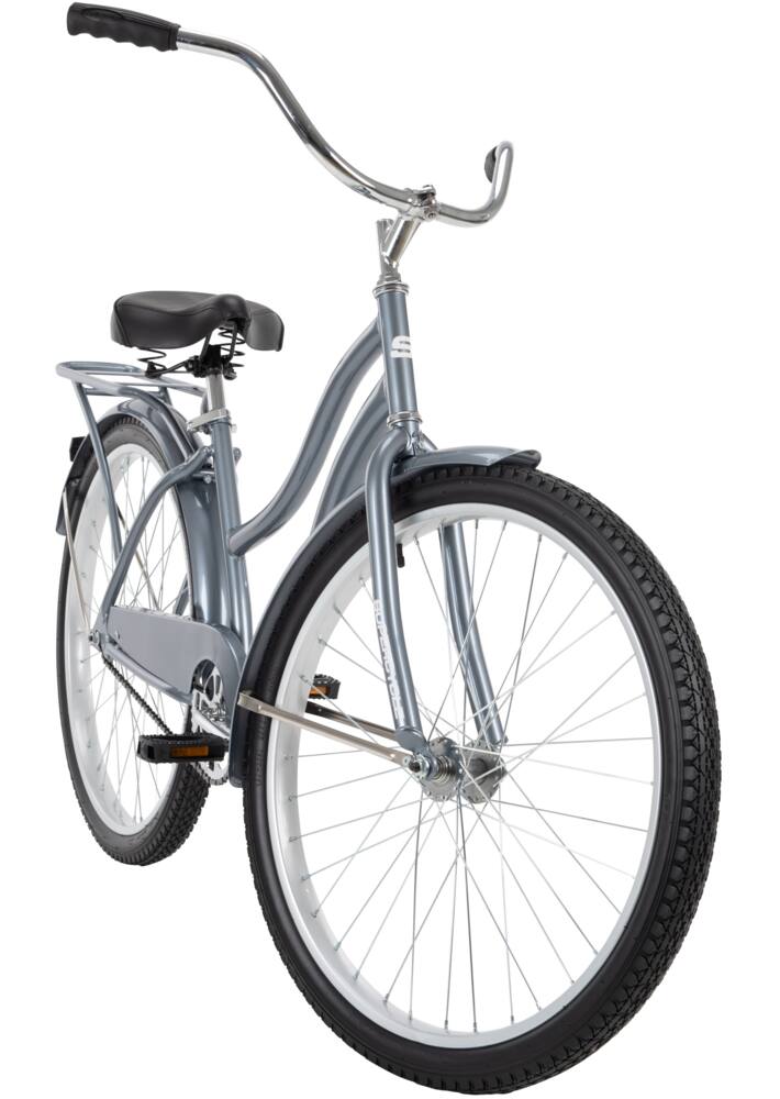 Supercycle Classic Cruiser Comfort Bike 26-In, Grey