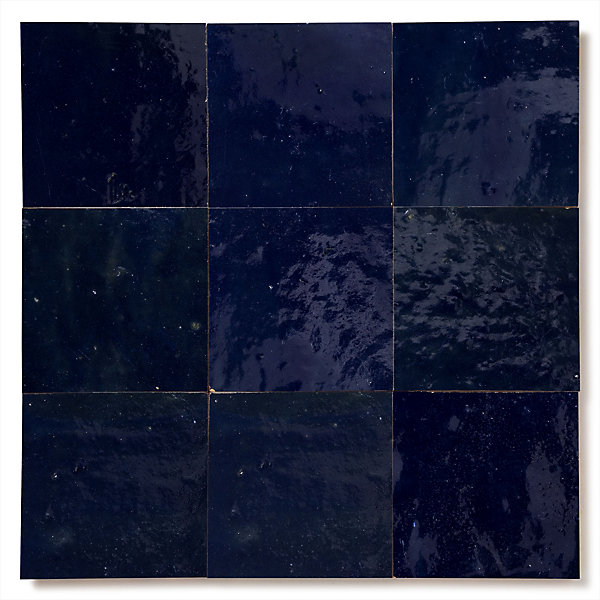 Carrelage Zellige Marocain Bleu Nuit 10x10 cm (vendu par 1 m²) - RO'MA NATURE