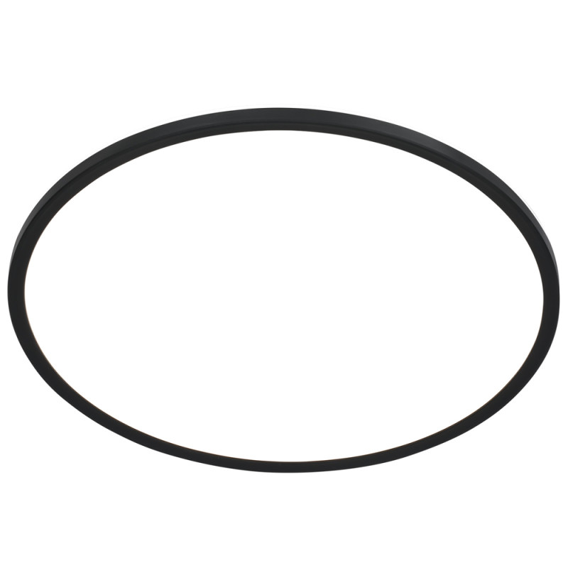 Plafonnier LED Slim noir Ø 42 cm blanc neutre 3000 lm 22 W BRILONER