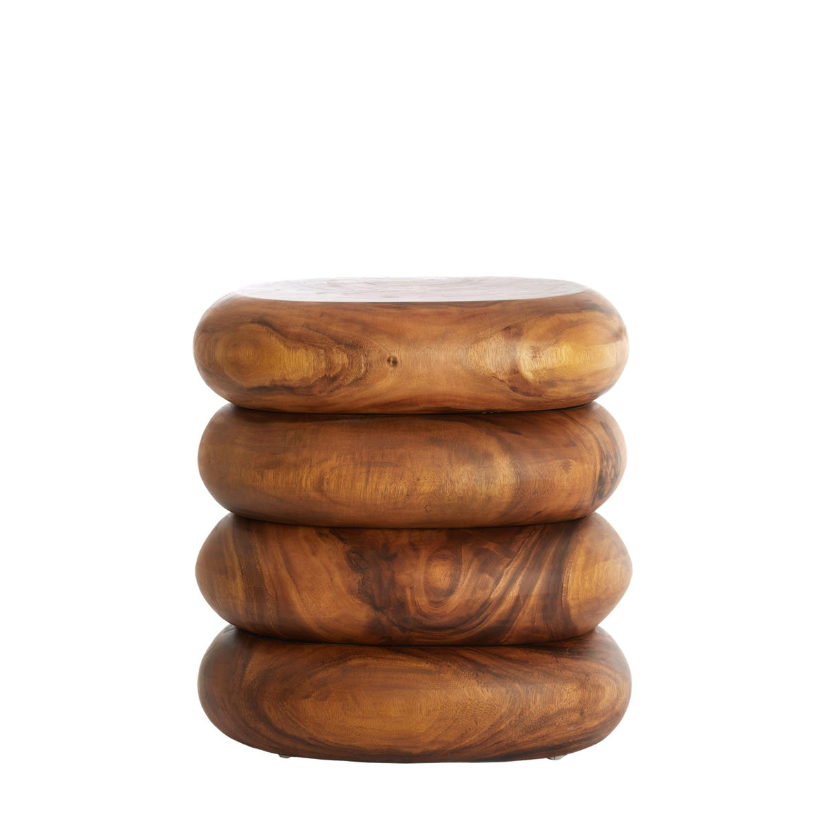 Light & Living bijzettafel Facundo - bruin - 45x31x48cm
