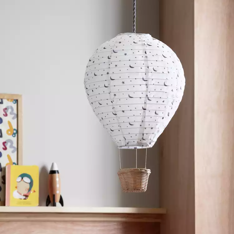 Argos Home Hot Air Balloon White Easy Fit Lampshade - 30cma