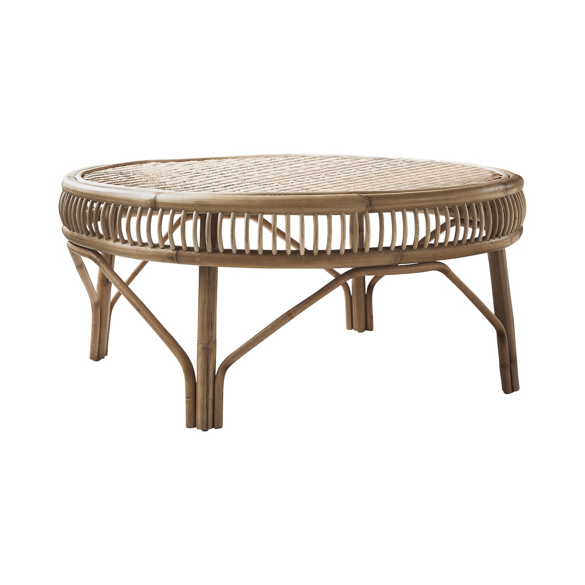 Tikamoon Rotan salontafel - Naturel