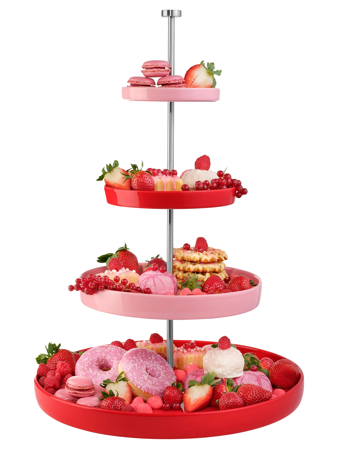 etagere, 4-stufig, strawberry smoothie