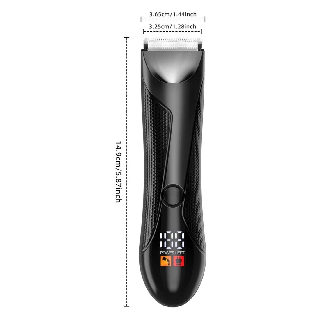 NESTLUNE Waterproof Men Body Hair Trimmer Groin Pubic Shaver