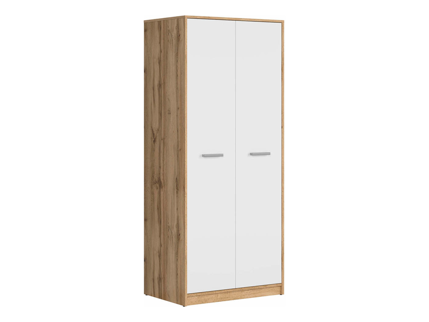 Szafa dwudrzwiowa Matos 80 cm dąb wotan/biały