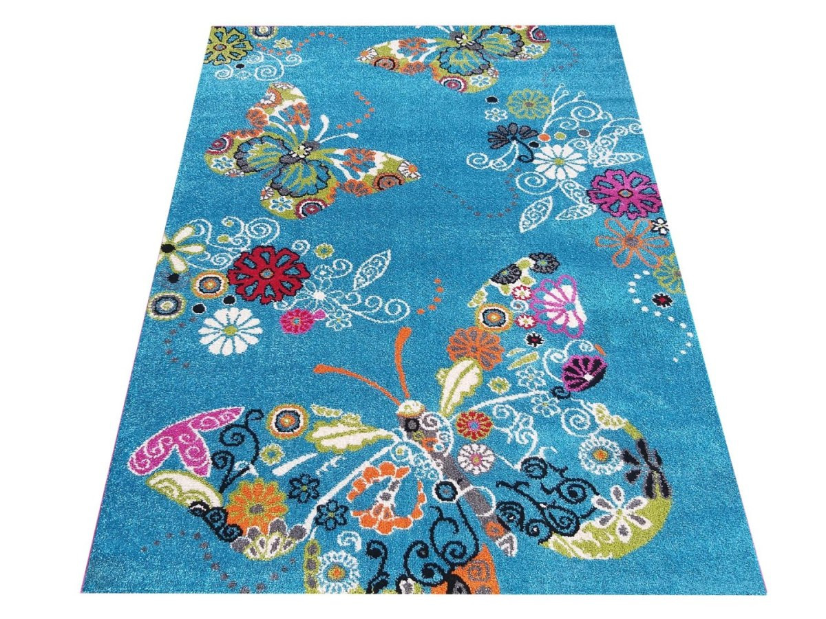 Dywan Bella 114 Niebieskie 120 x 170 cm niebieski