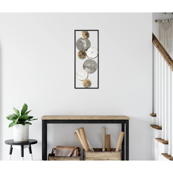 Metallbild, ca. 25x61 cm, Motiv 988