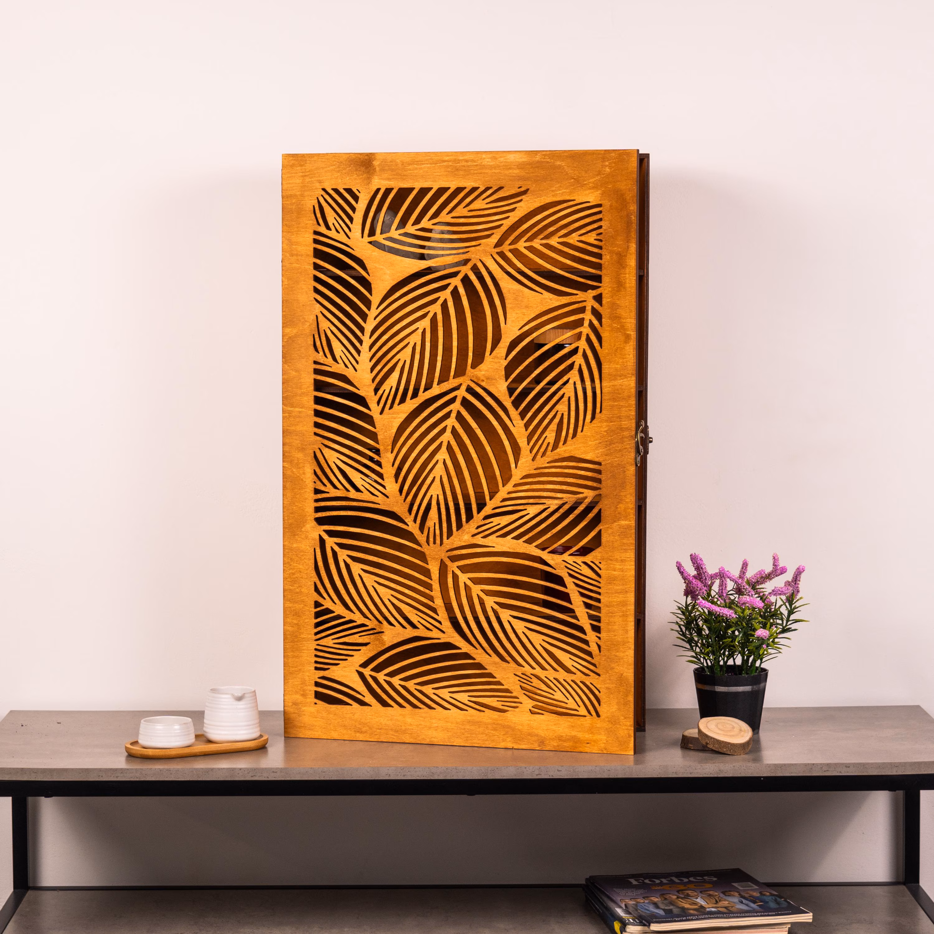 Wooden Bathroom Wall Cabinet, Wall Mounted Medicine Cabinet, Rustic Bathroom Storage Cabinet,Wall Cabinet With Door,Carved Wood Wall Cabinet