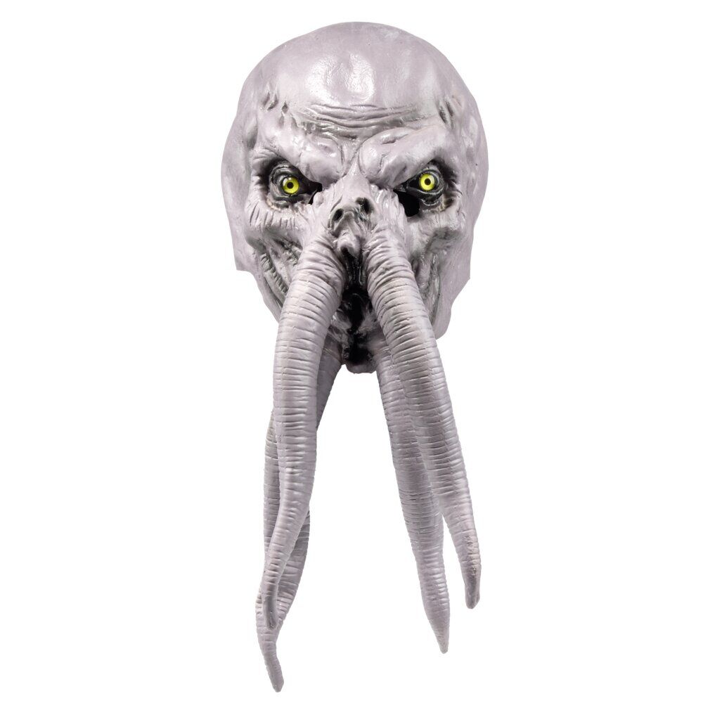 Masque Halloween adulte pieuvre latex violet 50x20xH25cm