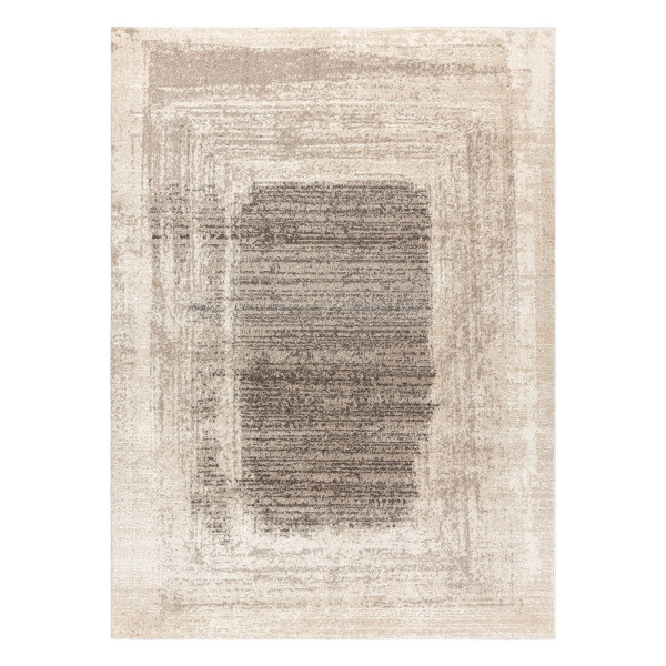 Dywan FUSION 8256 krem / beż - Ramka, vintage, nowoczesny, 80x150 cm