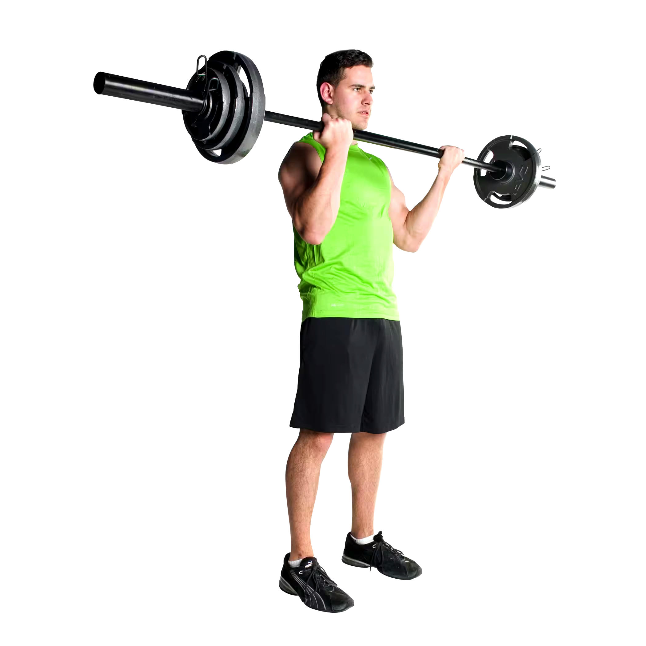 Cap Barbell Olympic Weight Set, 110-lb, 7-pc