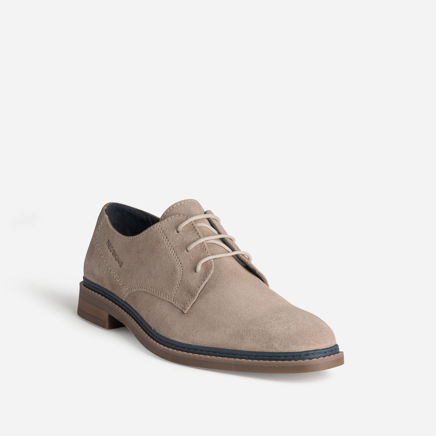 Derby REDSKINS taupe cuir velours