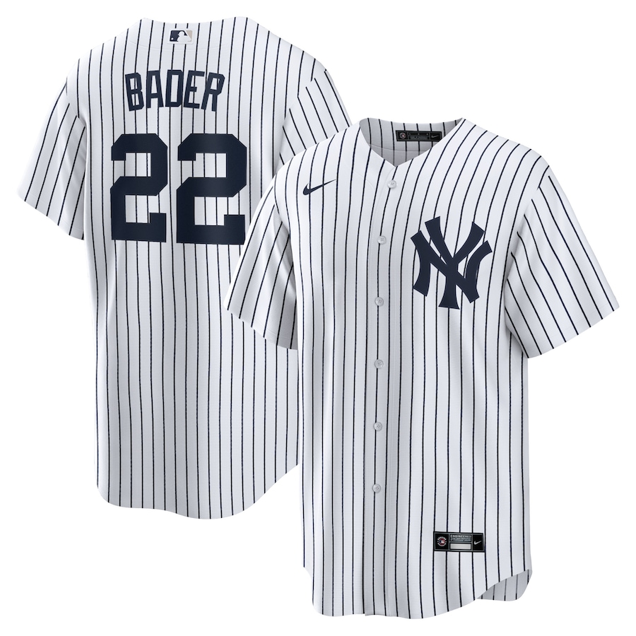 Harrison Bader New York Yankees Nike Replica Player Jersey - White
