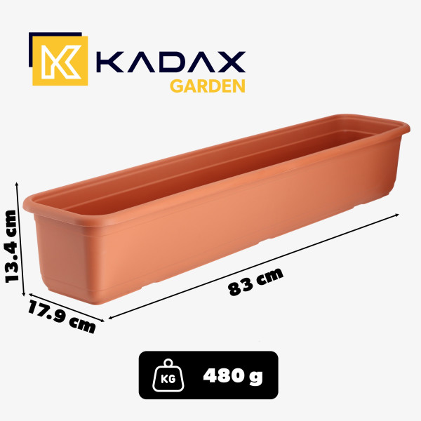 Kadax Skrzynka Balkonowa 80cm Doniczka Na Kwiaty