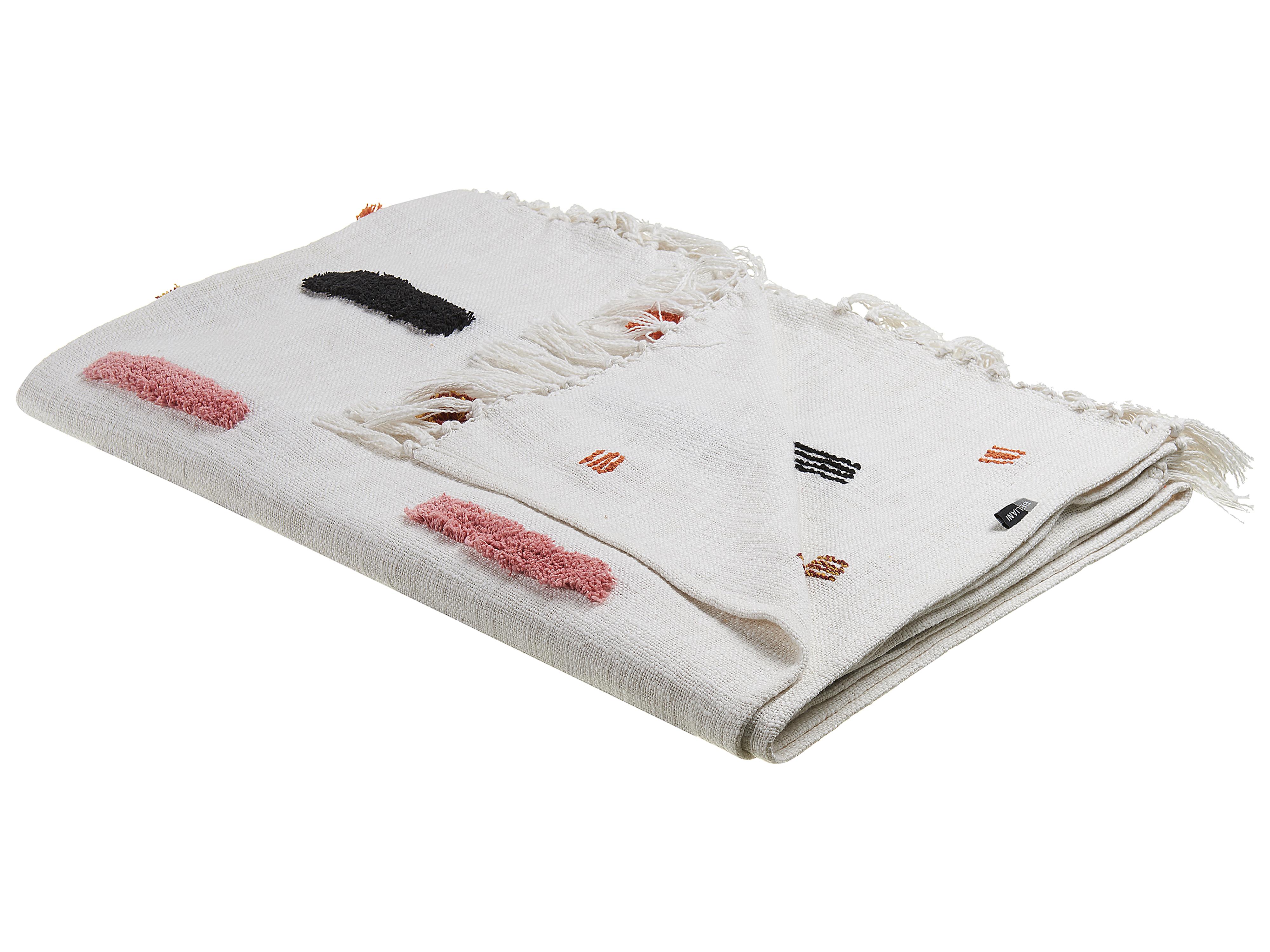 Blanket ALAPPUZHA Cotton 130 x 180 cm White