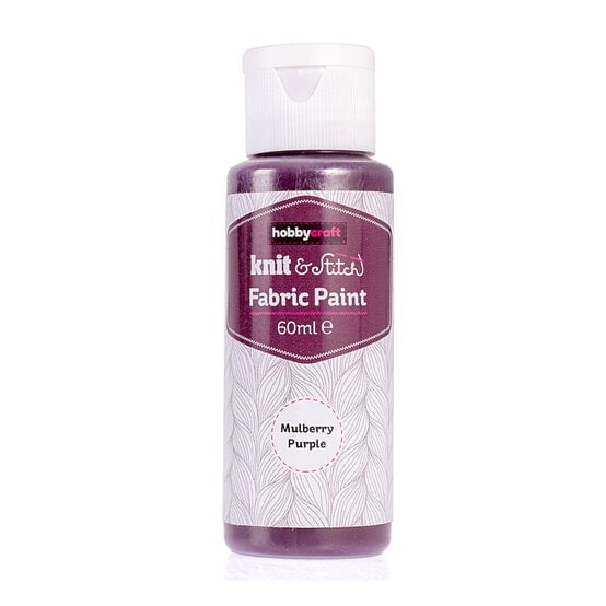 Mulberry Purple Fabric Paint 60ml