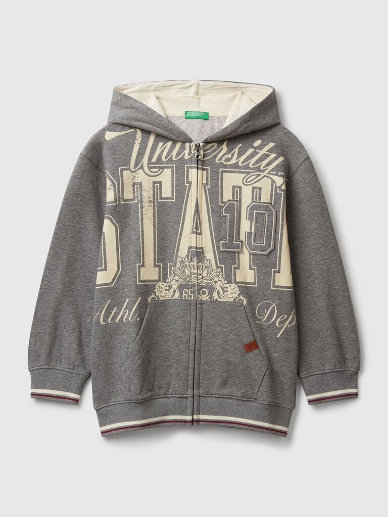 Oversized fit sweatshirt with print