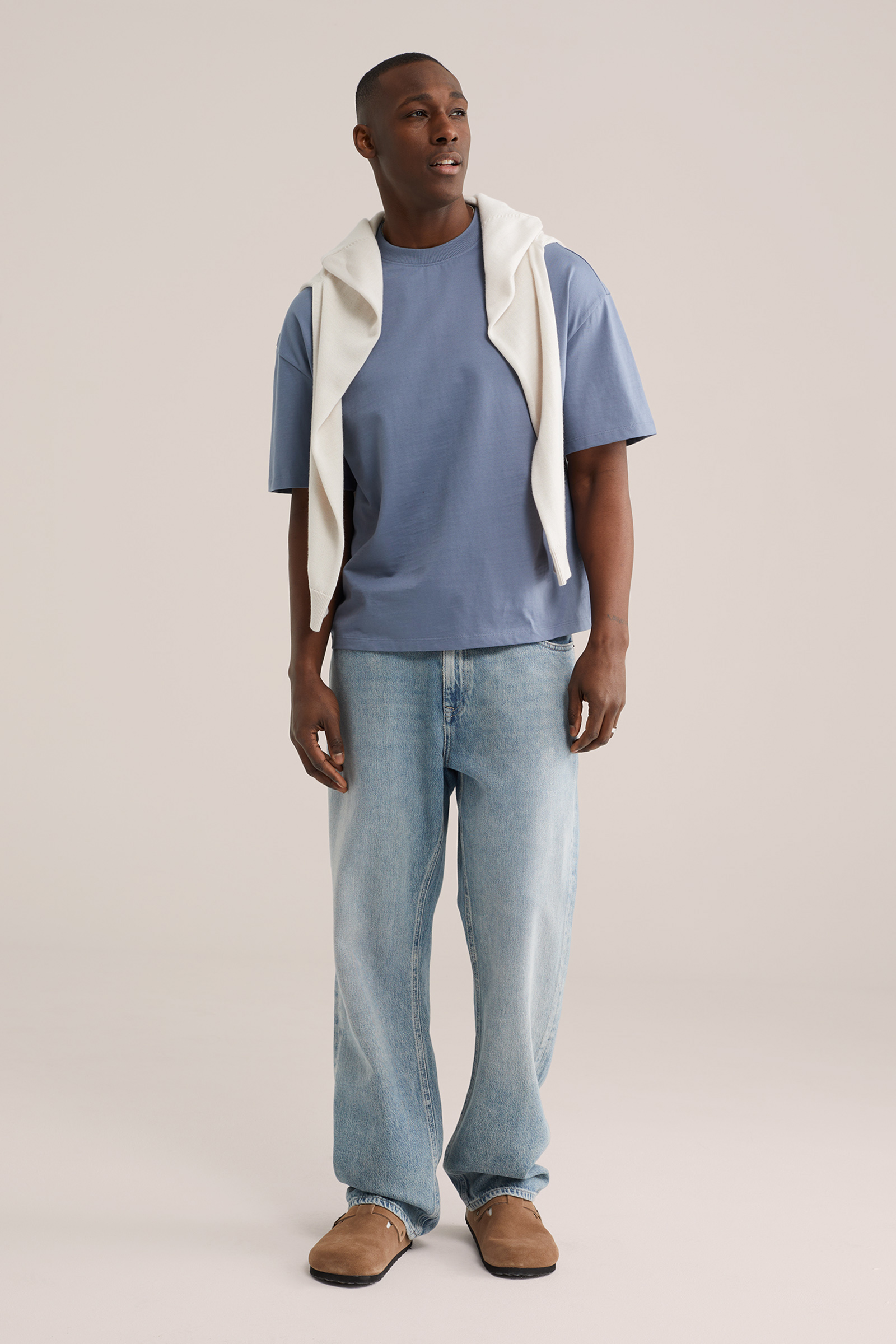 Heren boxy fit T-shirt