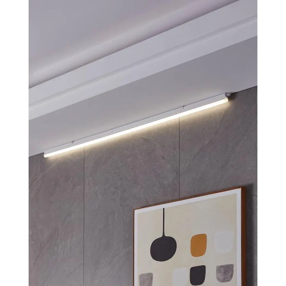 EGLO Dundry Plafonni&egrave;re - LED - 117 cm - Wit