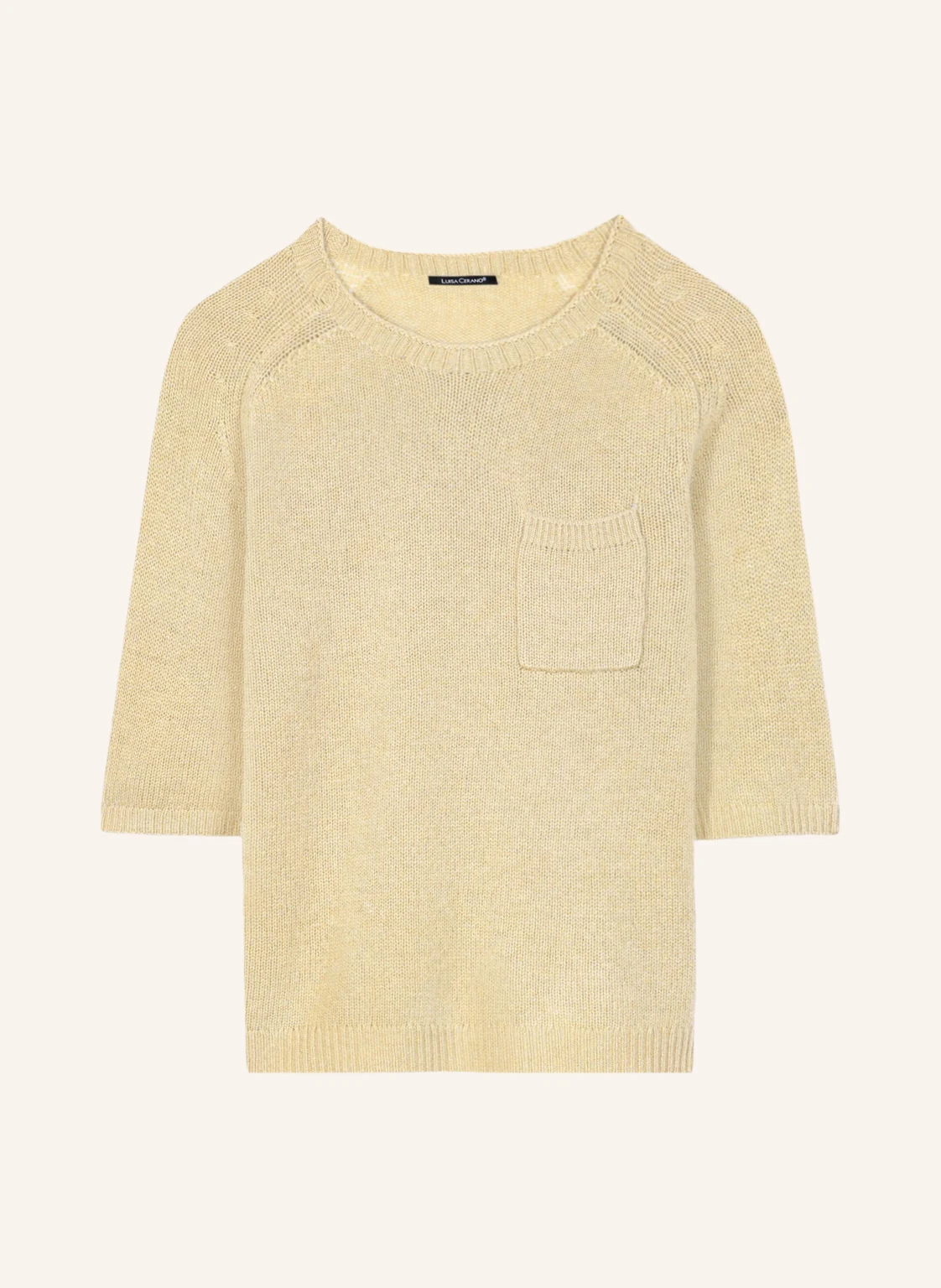 LUISA CERANO Strickshirt mit 3/4-Arm
