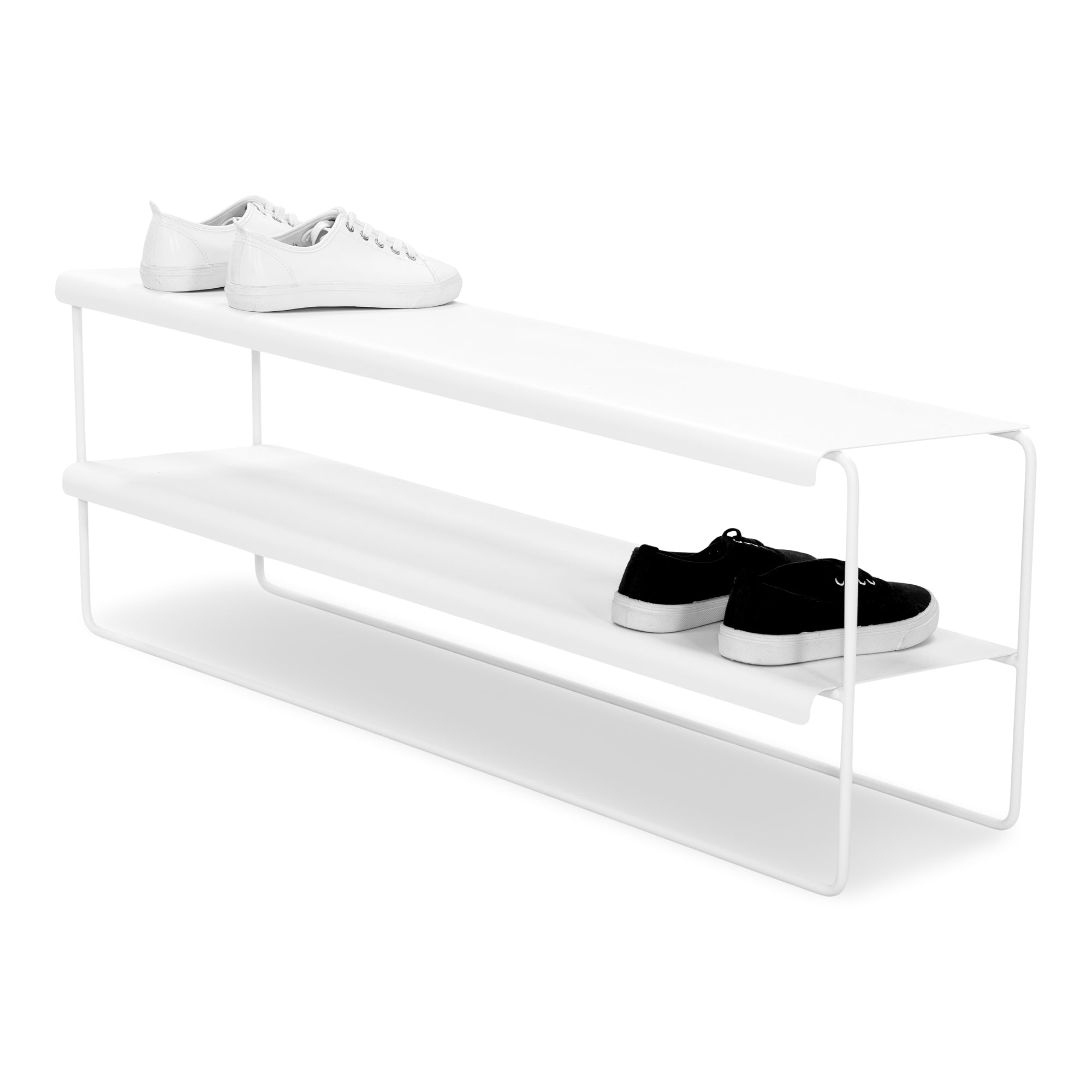 Spinder Design schoenenrek Nivo 100 - Wit - 10 paar schoenen