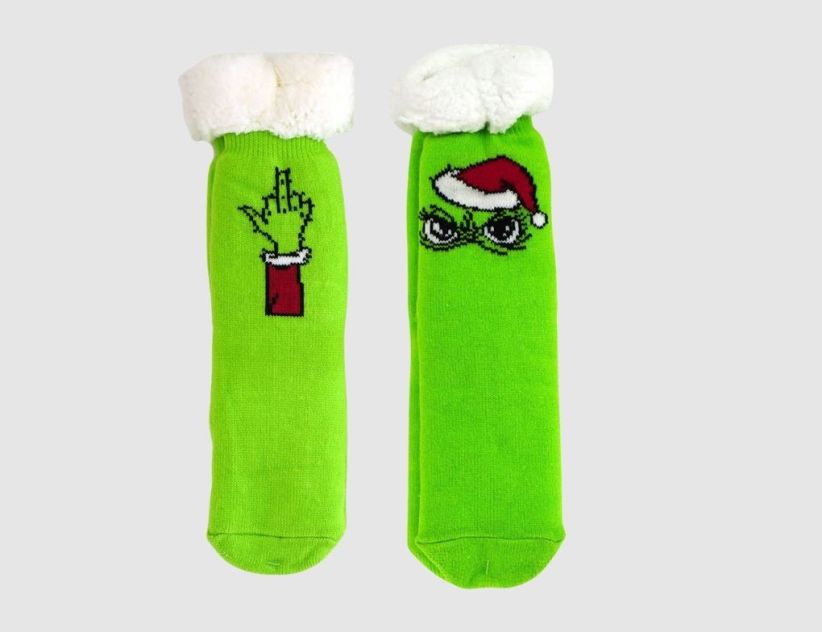 Hüttensocken Festtagsmuffel Grün
