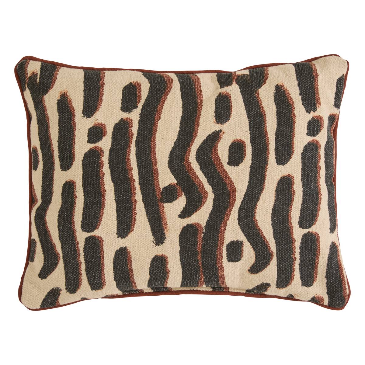 Cushion "Wonja" Black, 40x30 cm