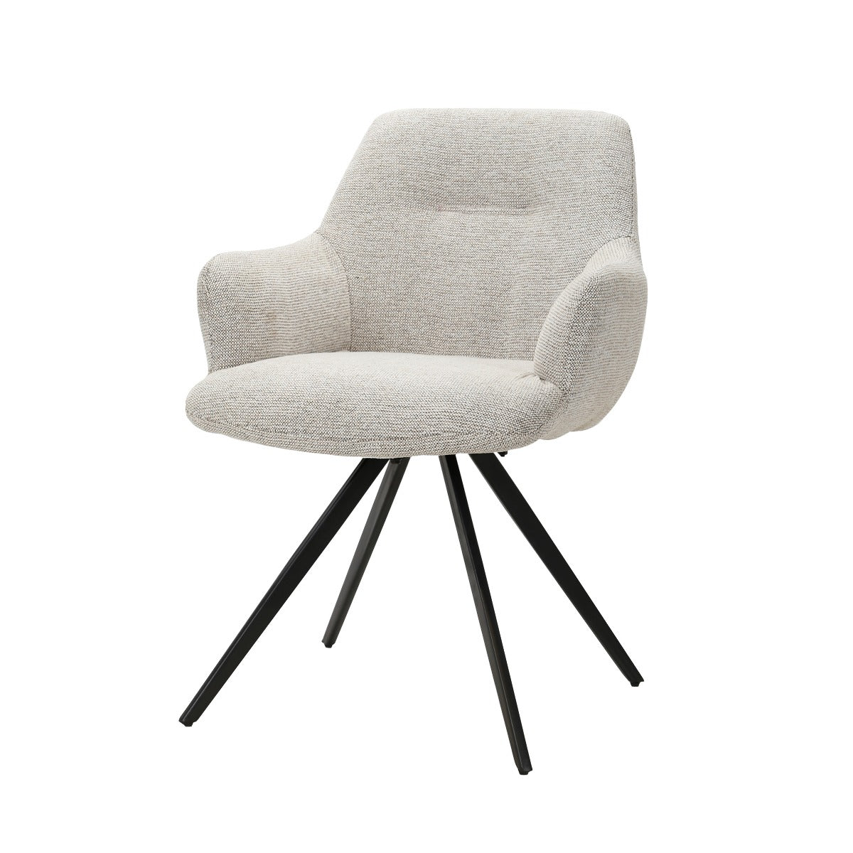 Livingfurn eetkamerstoel Sneak Natural - stof