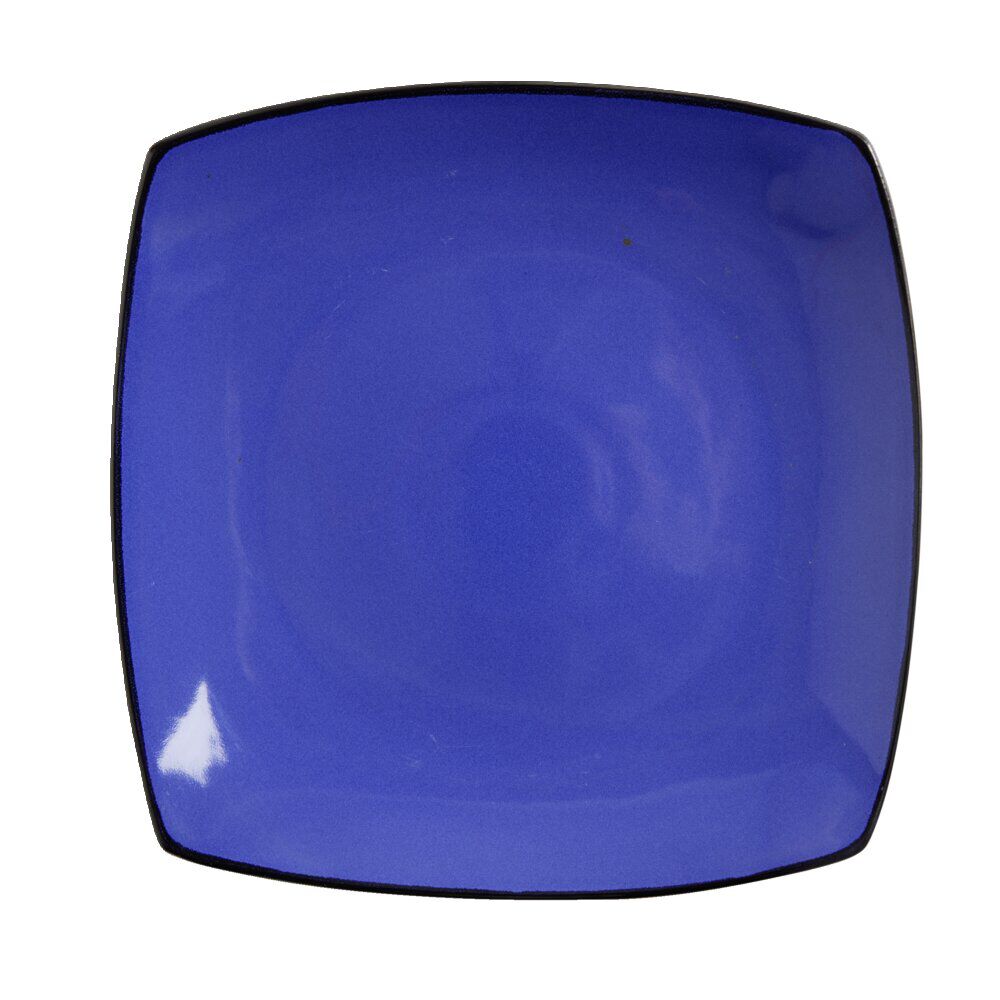 Assiette plate rectangulaire grès 27,5x27,5cm