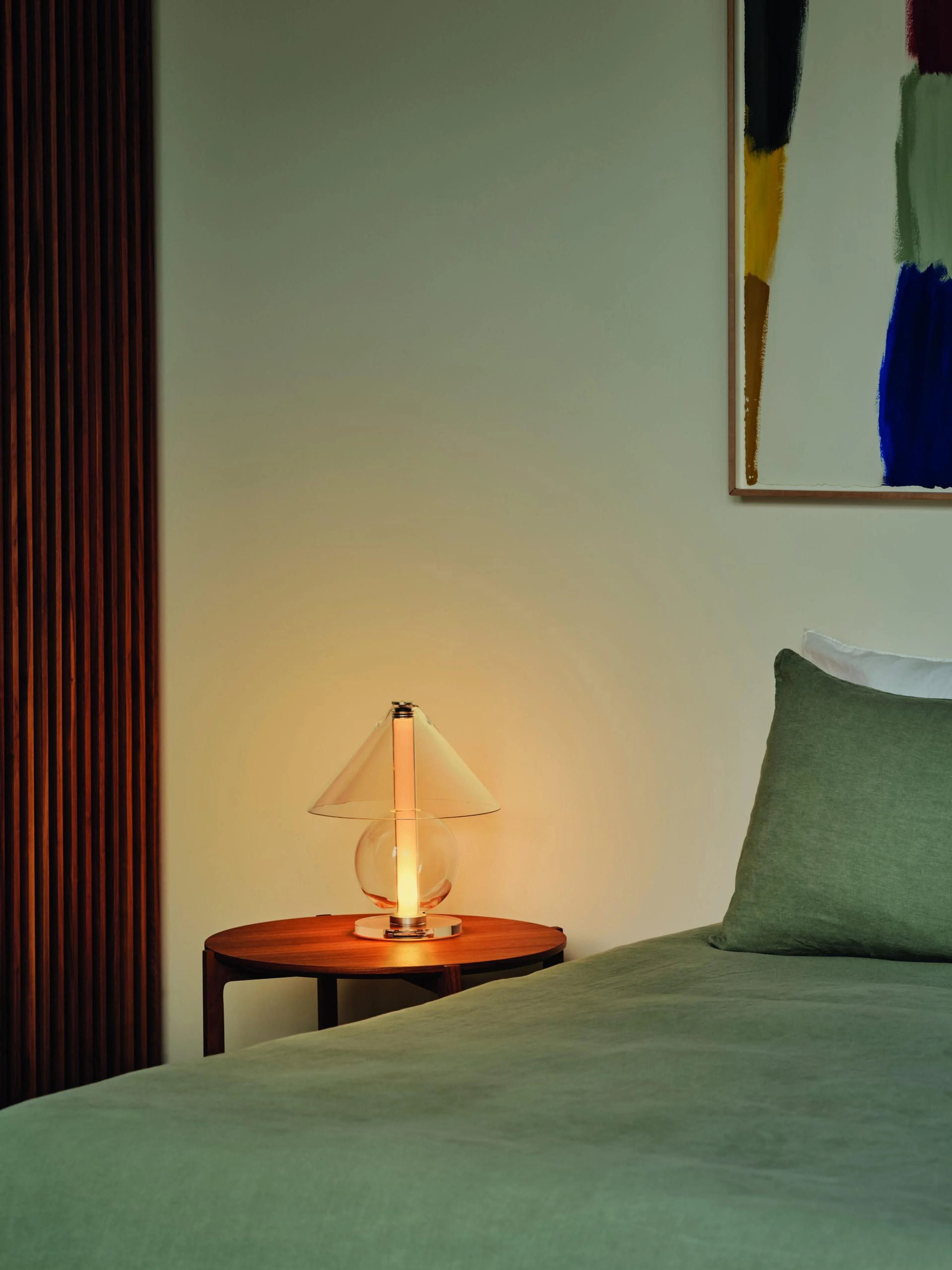 Dimmbare mundgeblasene Led-Tischlampe Fragile