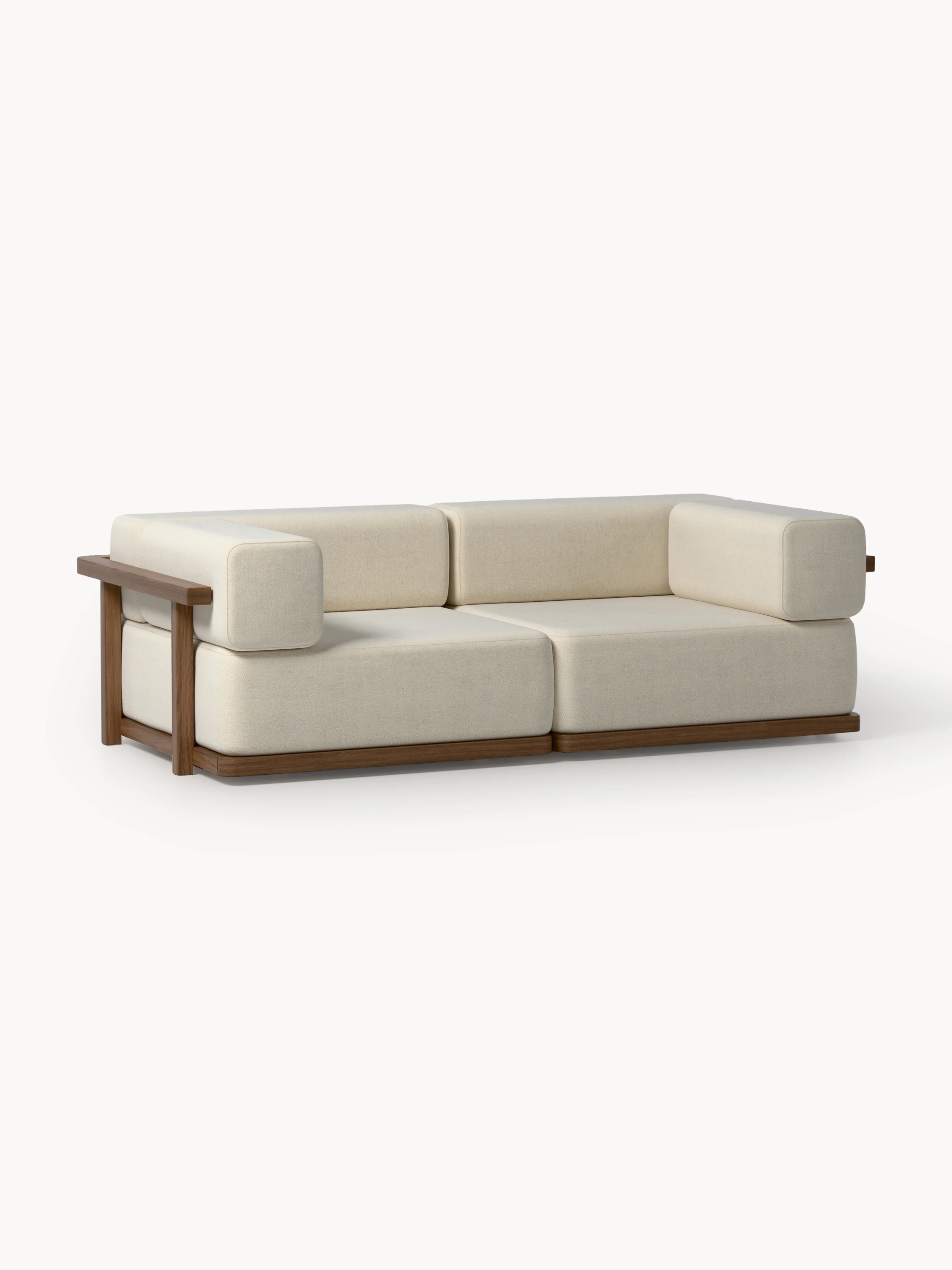 Garten-Loungesofa Matheus (2-Sitzer) aus Akazienholz