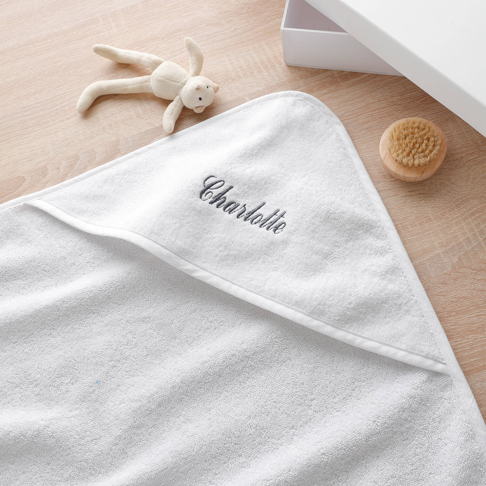 Cape de bain bébé personnalisable