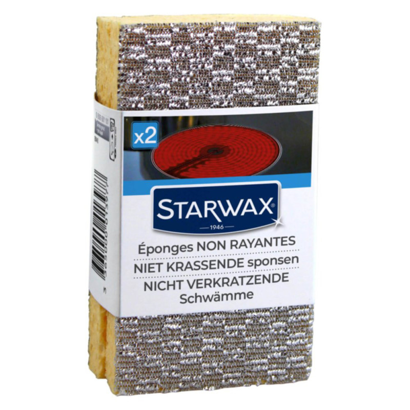 Eponge non rayante 2 pièces STARWAX
