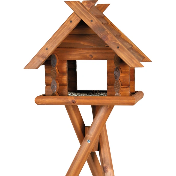 Vogelfutterhaus, BxHxT: 44 x 33,5 x 14,5 cm, braun