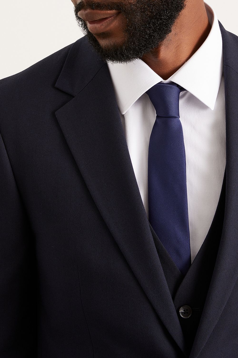 Burton Navy Slim Tie