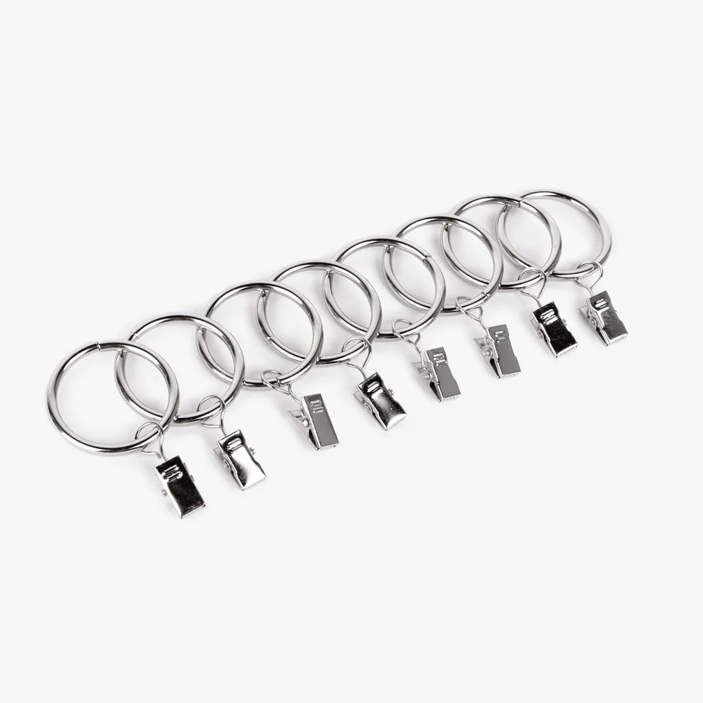 Conjunto Argolas para Varão Prateado TRIBECA